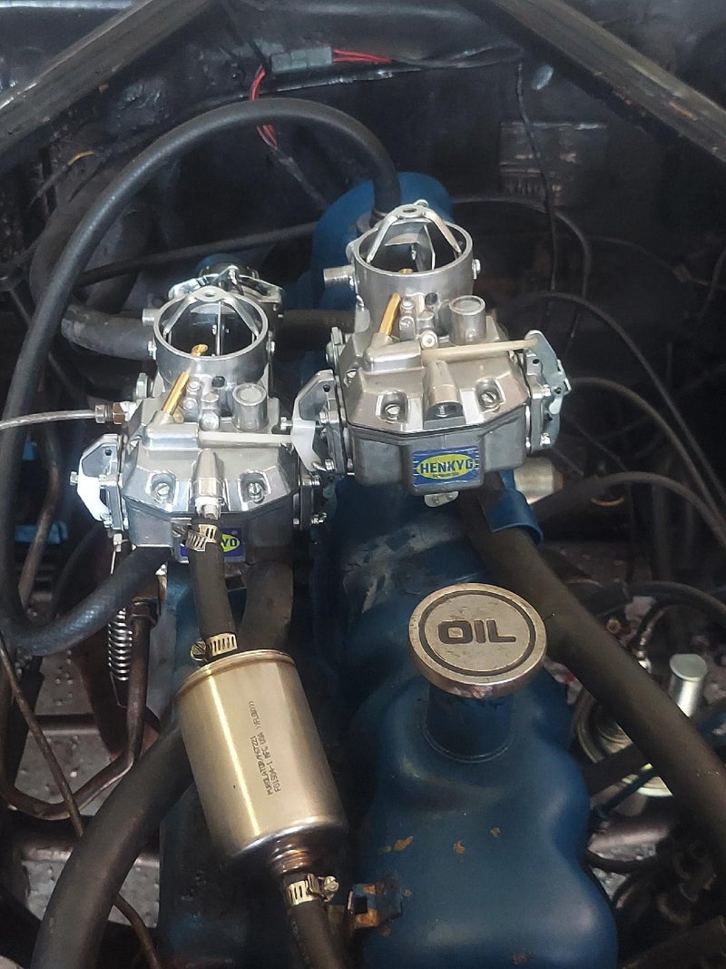 HENKYO Autolite 1100 1 Barrel Carburetor Fit 1963 to 1968 Ford Mustang Falcon Comet straight six cylinder 170 & 200 CID engines hot air choke works with automatic and manual transmissions - Image 2